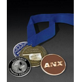 Etched Zinc Medallion (2.75")